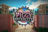 The new Piggy: Intercity logo with the Survivor Camp in the background.