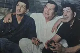 Jayant with his talented actor sons Imtiaz & Amjad Khan.