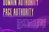 What is Domain Authority and Page Authority ?