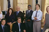 The West Wing Season One cast (François Pichard/Flickr)