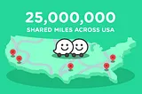 25,000,000 shared miles across USA