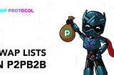 XSwap Lists on P2PB2B