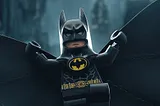 How does a Digital Artist pay homage to his childhood favorite Batman with some LEGO minifigures?