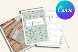 2023 Planner designed by the author with Canva.