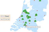 Map Visualization of (office locations in) The Netherlands -using GeoJSON, D3 and SVG