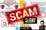 BJP leaders scamming people with fake PM-CARES websites.