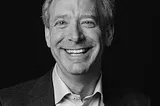 IMAGE: Microsoft’s president, Brad Smith, in a black and white photo