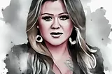 An AI generated image of singer Kelly Clarkson