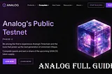 Analog Full guide Testnet