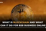 What is blockchain and what can it do for B2B business online