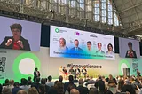 Speakers on stage at the 2023 Innovation Zero Congress