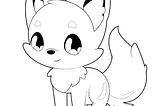 Arctic Fox Coloring Pages