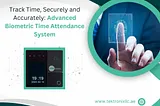 Time Attendance Devices for Healthcare Industry in UAE