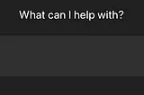 ChatGPT’s blank text box with the word’s “What can I help with?” labelled above it.