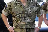 Prince Harry while serving in the Army. He was later promoted to Captain and mentioned in dispatches.