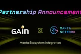 "GainFi has partnered with Manta, and now it is available on Manta's platform.