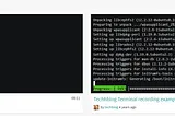 Efficient Terminal Recording: Introducing Asciinema