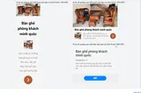 Google display ads for furniture Product