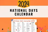 National Days Calendar 2024