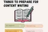 Content writing