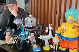 Different designer art toys added to Keegan’s collection in 2020