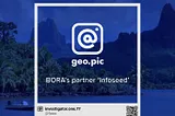 BORA’s partner ‘Infoseed’, released a location information photo app ‘geo.pic’