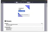 Compact Web Document: A new document format