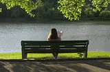 that random message on a park bench