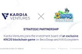 Kardia Ventures leads the strategic round of Kripto Galaxy Battle — an exclusive KRC20 blockchain…