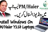 Install Windows on PM Laptop