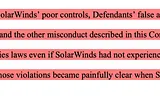 Lessons from the SEC’s Lawsuit against SolarWinds and Tim Brown