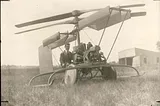 The father-son duo who built experimental helicopters