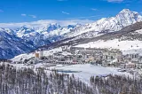 Skiing in the Italian Alps