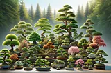 Let’s deal with the varieties of mini trees known as “bonsai”