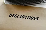 Value Of A Declaration