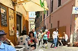 Trastevere Area in Rome