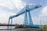 Crane in Middlesborough port