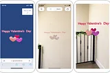 💘 Valentine’s Day Greeting in AR (Shareable) 💘