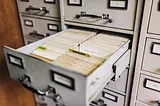 File notecard cabinet