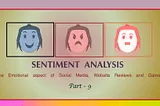 Sentiment Analysis- The Emotional aspect of Social Media, Website Reviews, and Games -Part 9