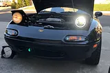 Miata (NA) OEM→LED Headlight Conversion