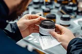 Shilajit Side Effects and Safety Concerns — Person examining a Shilajit product label to check for safety certifications — The Ayurvedic