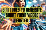 AI tools to generate SHORT FORM Videos FASTER