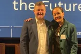 Alex & Nicole at the State of the Futuer Youth Forum at Victorian Parliament Spring St. 2023