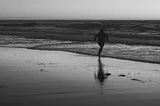 Running on the Beach