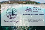 Turnkey Ledger founders at the Malta AI Blockchain Summit