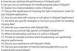 Deloitte Pyspark Interview Questions for Data Engineer 2024