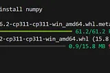 How to install Numpy in Visual Studio Code(vs code)