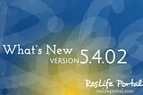 What’s New v5.4.02