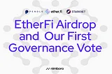 🪂 EtherFi Airdrop: A Major Milestone for Nimbora and Our First Governance Vote!